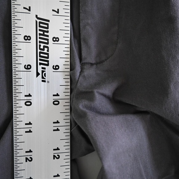 Grayers 36x34 Gray Stretch‎ Cotton Flat Front Straight Mens Chino Pants - Picture 3 of 9